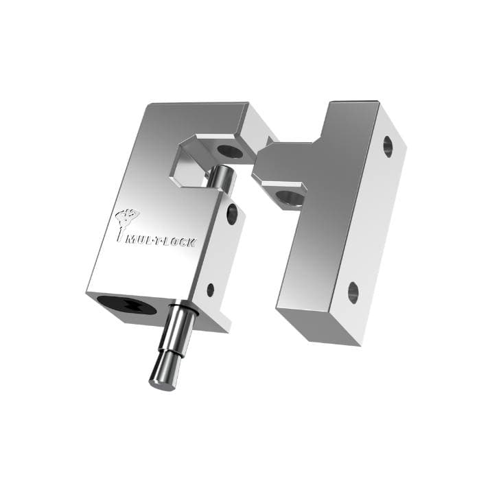 מנעול רתק Mul-T-Lock HASPLOCK DIAMOND עם לוחות מתכת ובריח נעילה