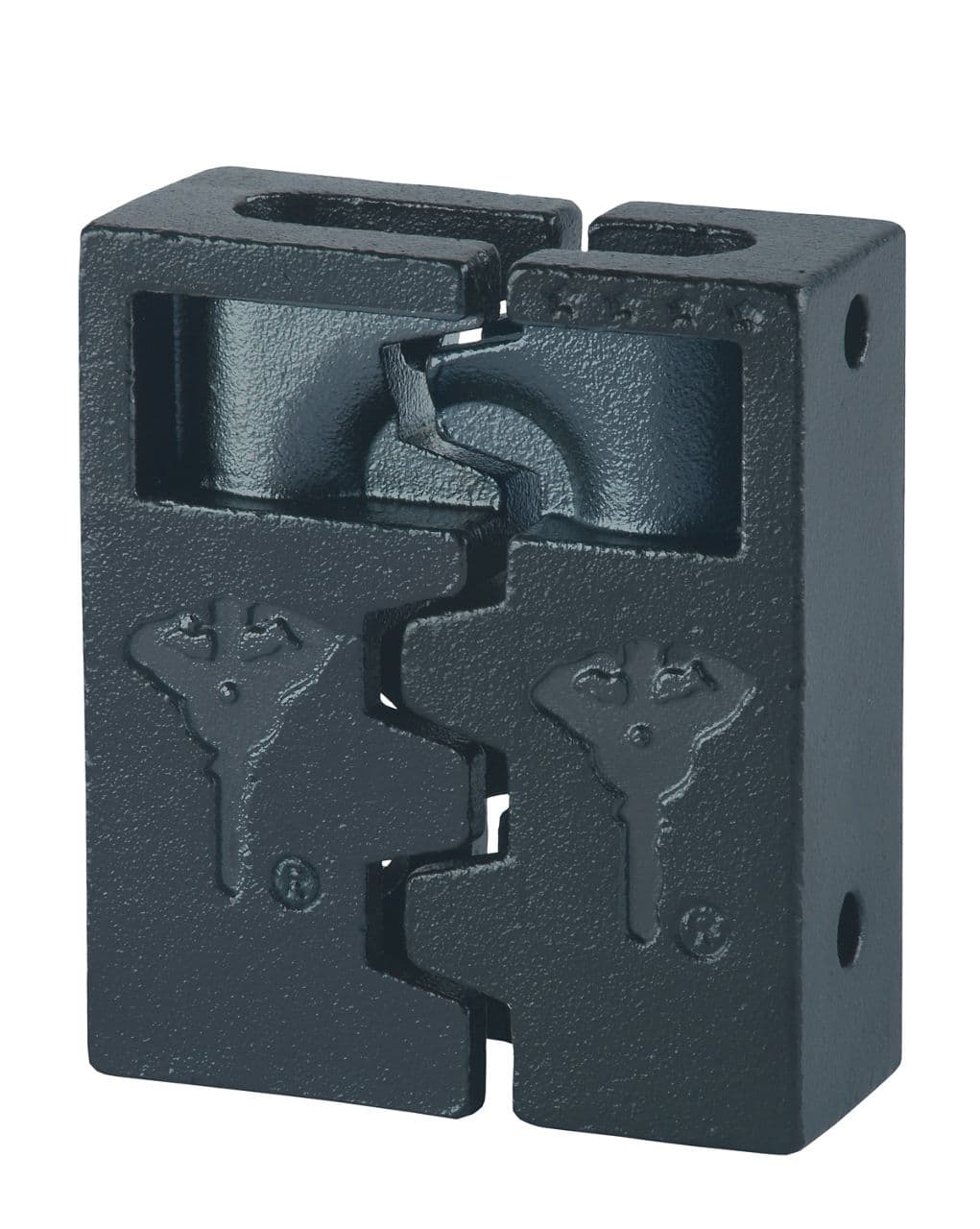 רתק שחור Mul-T-Lock מסדרה C עם שני חלקי נעילה משתלבים