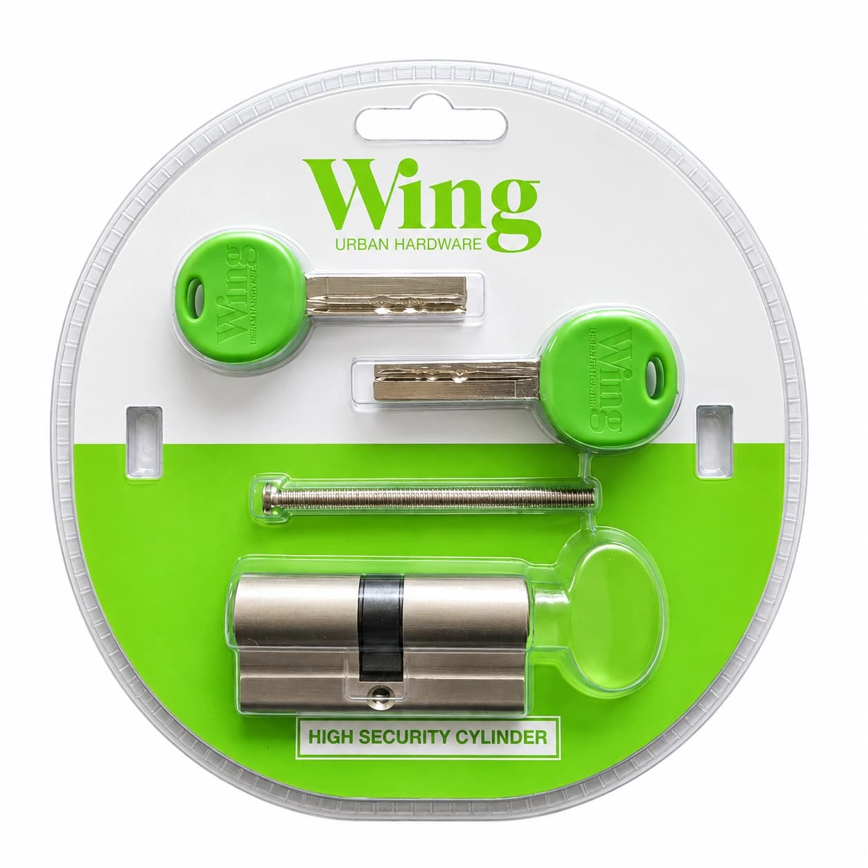 צילינדר בטחון WING עם זיז לשון — 66 עד 76 מ״מ