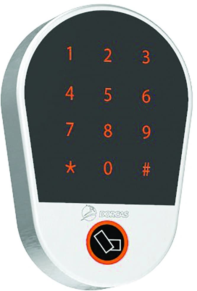 בקרת כניסה Dorcas עם טביעת אצבע וכרטיס, IP66, 12/24VDC
