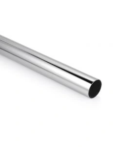 מוט נירוסטה מוברש 2500 מ״מ Ø38×1.5 לידית כניסה גל