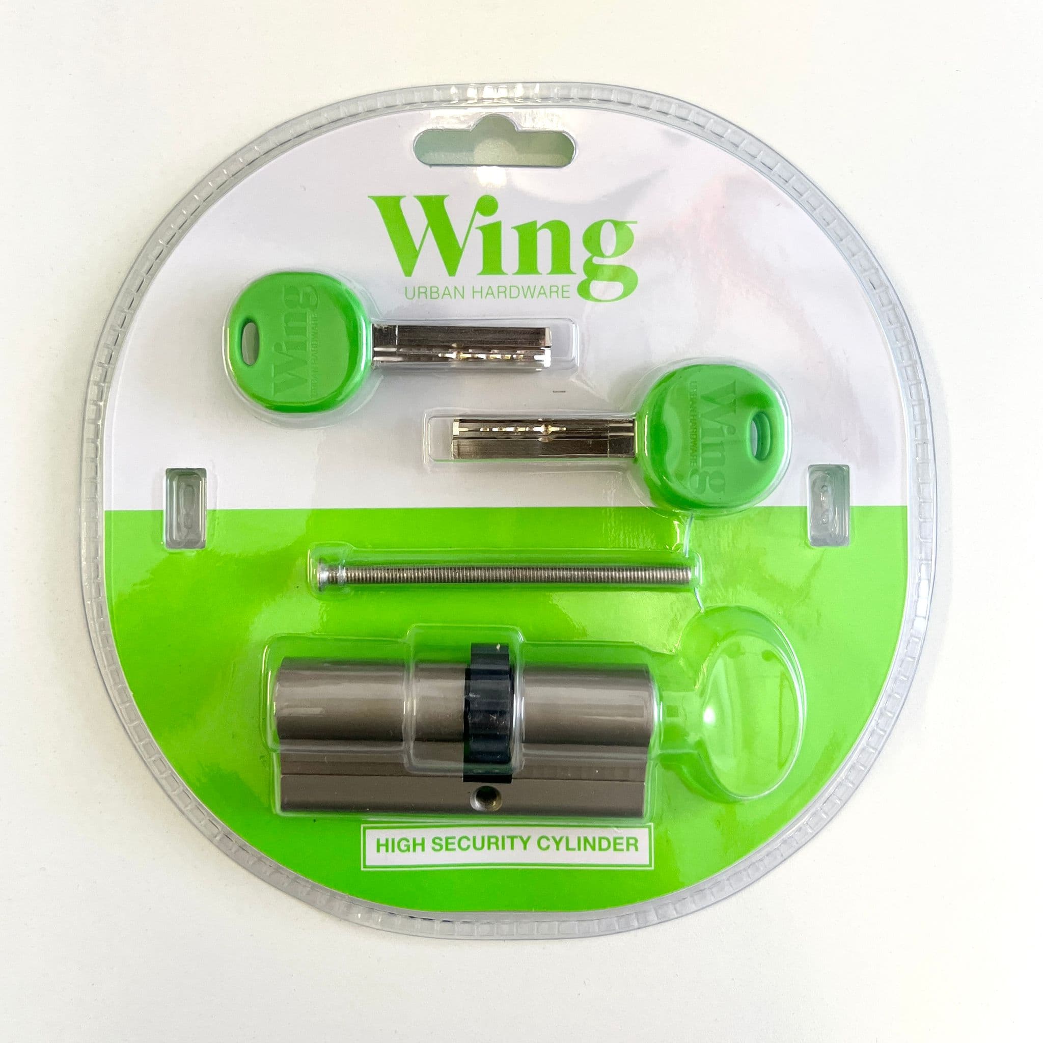 צילינדר בטחון WING עם זיז גלגל — 76 מ״מ