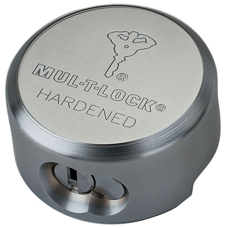 מנעול תלייה עגול Mul-T-Lock Hockey-Puck — צילום היצרן