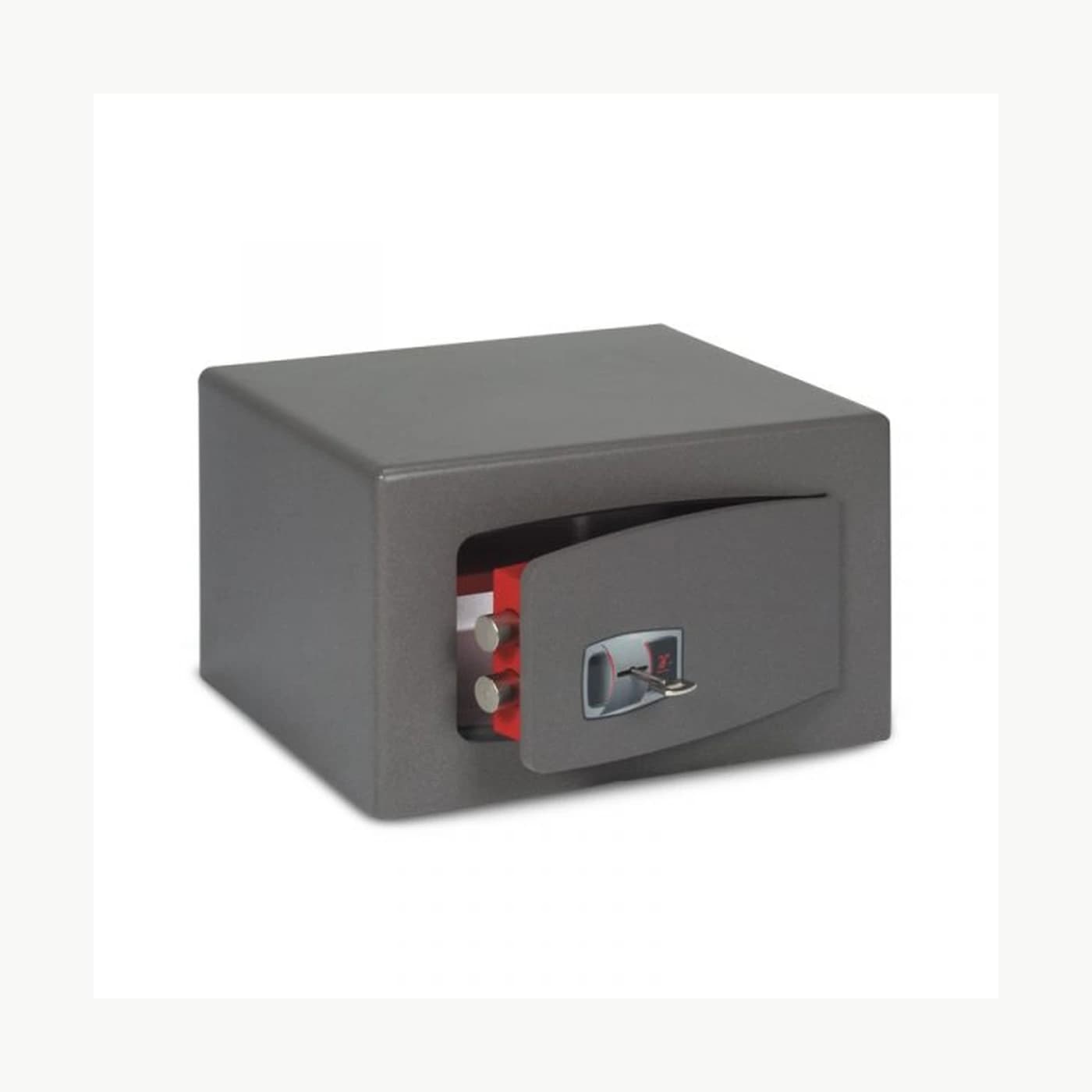 כספת Technomax DMK-3 אפורה עם מנעול מפתח