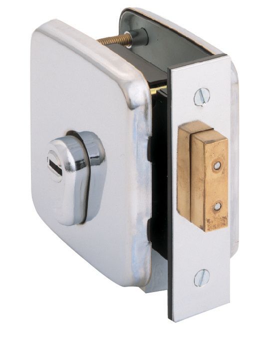 מנעול שקוע Mul-T-Lock M-60 עם בריח מלבני חשוף