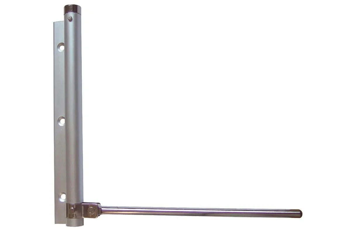 מחזיר דלת קפיצי IBFM 088A MD0703 עם מוט כסוף ארוך וחיבור צדדי